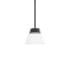 WAC Lighting Chandra 8" Wide LED Mini Pendant Black