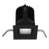 WAC Lighting Volta 2" Shallow Regressed Downlight with LED Light Engine and 40 Degree Flood Beam Spread Black / 2700K / 85CRI