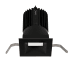 WAC Lighting Volta 2" Square Downlight with LED Light Engine and 12 Degree Spot Beam Spread Black / 2700K / 85CRI