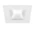 WAC Lighting Oculux Warm Dim 3.5" LED Square Recessed Trim with 19° Spot Beam Spread White