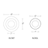 WAC Lighting-R3CRDT-Line Drawing