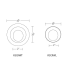 WAC Lighting-R3CRWT-Line Drawing