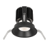 WAC Lighting Volta 4.5" Round Shallow Regressed Trim with LED Light Engine and 15 Degree Spot Beam Spread Black / 2700K / 85CRI
