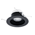 WAC Lighting Lotos 5" Integrated LED Open Recessed Trim and Remodel Housing- IC Rated and Airtight Black