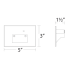 WAC Lighting Step Light with Photocell Line Drawing