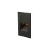 WAC Lighting Single WAC 120V Step Light 3" Wide 120V LED Step Light Black