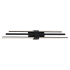 WAC Lighting Melody 2 Light 32" Wide LED Vanity Light Black
