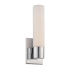 WAC Lighting Elementum 13-1/2" Tall Integrated LED Bathroom Sconce - 2700K Chrome