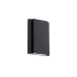 WAC Lighting Layne 2 Light 8" Tall LED Wall Sconce Set to 3000K Black