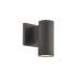 WAC Lighting Cylinder Single Light 7" Tall LED Outdoor Wall Sconce Bronze