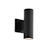WAC Lighting Cylinder 2 Light 10" Tall LED Outdoor Wall Sconce Black