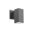 WAC Lighting Cubix 2 Light 7" Tall LED Outdoor Wall Sconce Black
