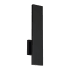 WAC Lighting Stag 18" Tall LED Outdoor Wall Sconce Set to 4000K Black