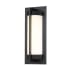 WAC Lighting Oberon 14" High LED Outdoor Wall Sconce Black