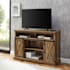 Walker Edison Elise 52" Wide Rustic Farmhouse Highboy TV Stand with Barn Style Sliding Doors Rustic Oak