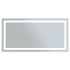 WarmlyYours 48" x 24" Rectangle Audrey LED Backlit Mirror 
 Glass