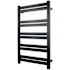 WarmlyYours Grande 20-1/2"W x 34-1/4"H  Electric Hardwired Stainless Steel Towel Warmer Black