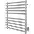 WarmlyYours Classic 25-5/8" W x 31-1/2" H 120 V Hardwired Stainless Steel Towel Warmer Brushed Stainless Steel