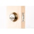 600 Series 672 Keyed Entry Deadbolt Outside Angle View