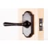 Legacy Series 1700Y Passage Lever Set Outside Angle View