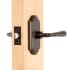 Legacy Series 1710Y Privacy Lever Set Outside Angle View