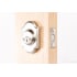 Premiere Series 1772 Keyed Entry Deadbolt Outside Angle View