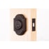 Premiere Series 7571 Keyed Entry Deadbolt Outside Angle View