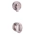 Weslock Single Cylinder Interior Pack Featuring a Julienne Knob from the Traditionale Collection Satin Nickel