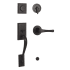 Weslock Mercy Sectional Dummy Handleset with Interior Somerset Lever Oil Rubbed Bronze