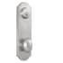 Weslock Double Cylinder Interior Pack Featuring a Julienne Knob from the Elegance Collection Satin Nickel