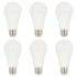 Westinghouse Pack of (6) 15 Watt A19 Medium (E26) LED Bulbs- 1600 Lumens, 4000K, and 80CRI Soft White