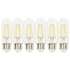 Westinghouse Pack of (6) 5.5 Watt Dimmable T10 Medium (E26) LED Bulbs- 600 Lumens, 2700K, and 80CRI Clear