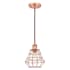 Westinghouse Nathaniel Single Light 7-5/8" Wide Mini Pendant Brushed Copper