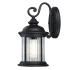 Westinghouse New Haven 14" Tall Outdoor Wall Sconce Textured Black