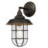 Westinghouse Iron Hill 15" Tall Outdoor Wall Sconce Black Bronze W/ Highlights