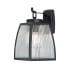 Westinghouse Niko 14" Tall Outdoor Wall Sconce Textured Black