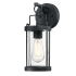 Westinghouse Westcott Bay 13" Tall Outdoor Wall Sconce Textured Black