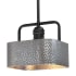 Westinghouse Bexar 8" Wide Mini Pendant Matte Black / Dark Pewter