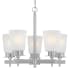 Westinghouse Reynaldo 5 Light 24" Wide Chandelier Brushed Nickel