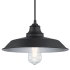 Westinghouse Iron Hill 12" Wide Pendant Matte Black