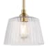 Westinghouse Aggie 10" Wide Mini Pendant Brushed Brass