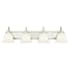 Westinghouse Harwell 33" Wide 4 Light Bathroom Vanity Light Brushed Nickel