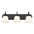 Westinghouse Harwell 25" Wide 3 Light Bathroom Vanity Light Amber Bronze