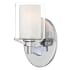 Westinghouse Glenford Single Light 5-5/16" Wide Bathroom Sconce Chrome