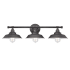Westinghouse Iron Hill 3 Light 29" Wide Bathroom Vanity Light Oil Rubbed Bronze with Highlights