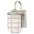 Westinghouse Ferry 17" Tall LED Outdoor Wall Sconce Brushed Nickel