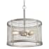 Westinghouse Emmett 3 Light 17" Wide Cage Pendant Galvanized Steel