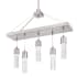 Westinghouse Cava 5 Light 24" Wide LED Suspension Linear Pendant Brushed Nickel