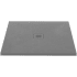 WETSTYLE Feel Collection 36" x 36" Square Shower Base with 4 Threshold and Center Drain Concrete Gray