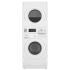 Whirlpool 27 Inch Wide Vended Laundry Center with 3.1 Cu. Ft. Washer and 6.7 Cu. Ft. Gas Dryer - Coin Operation Ready White